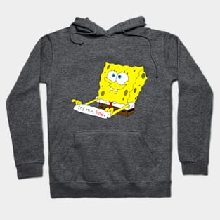 Spongebob is over it. Hoodie